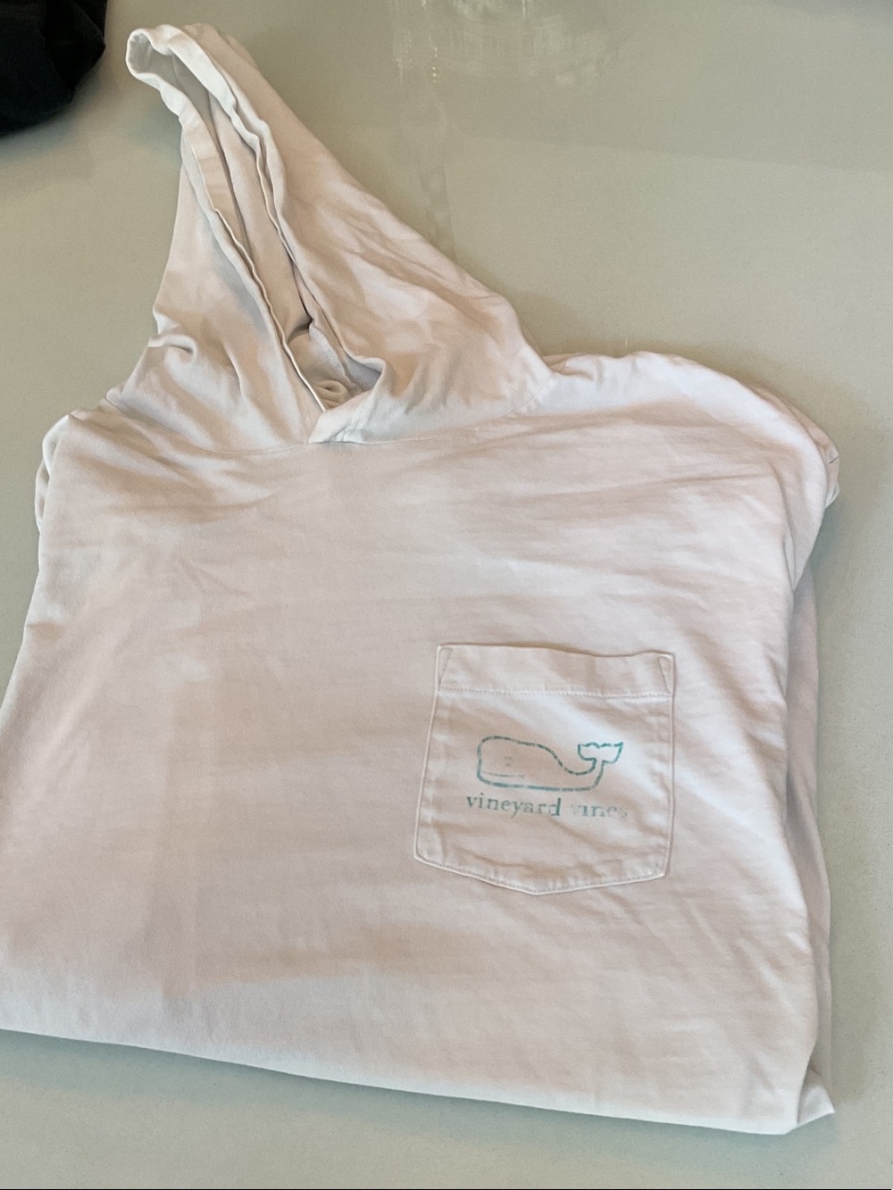 Vineyard Vines Light Pocket Hoodie with Whale Logo xxl